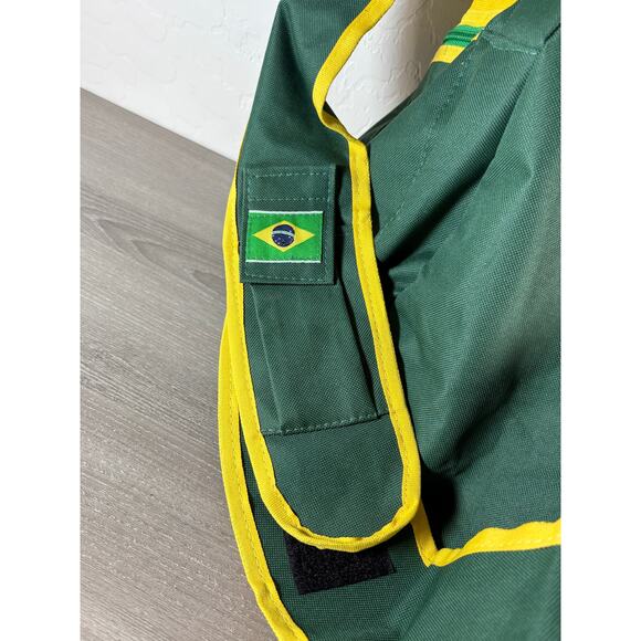 Brazil- Rio de Janerio- Green Yellow Men's Crossbody Bag- EUC - Picture 4 of 5
